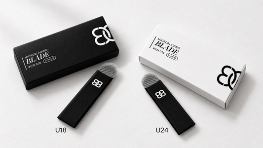 U18 vs U24: Choosing a Microblading Blade for Skin Types