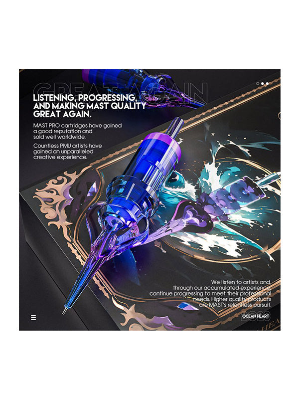 Mast Ocean Heart Needle Cartridges | 20pcs – professional permanent makeup & beauty product