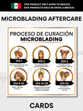 Tarjetas de Cuidados Posteriores Microblading (MEX)