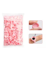 Pink Ring Pigment Cups 100pcs – professional permanent makeup & beauty product
