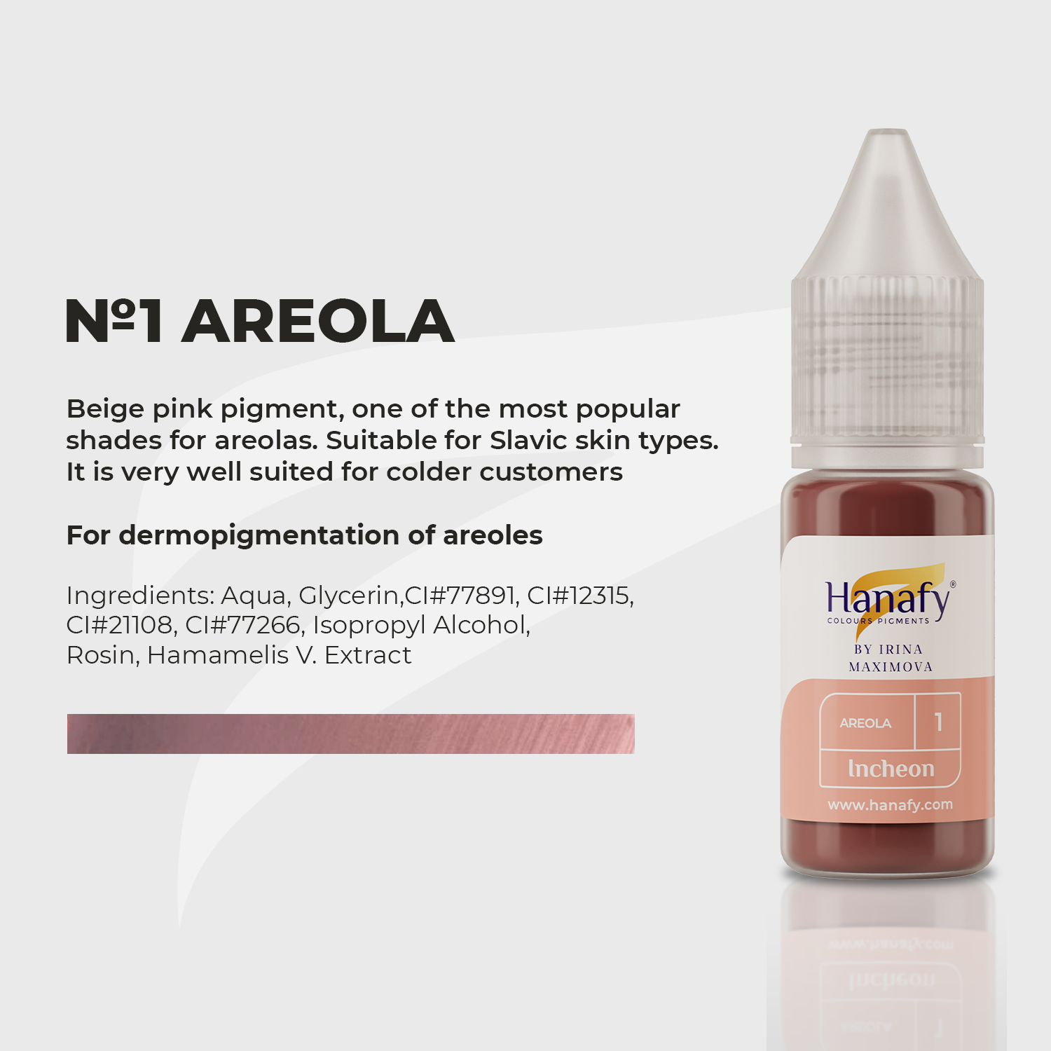 Hanafy Areola Pigment Set – professional permanent makeup & beauty product