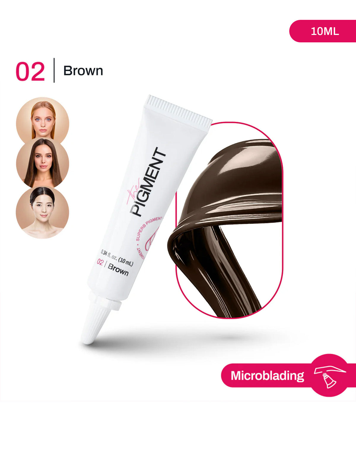 The Pigment - Microblading Brown 2 (10ml) – professional permanent makeup & beauty product