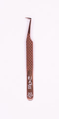 Kona - Nano-Tech Rose Gold + Diamond Grip Tweezer (for Volume, 90°)