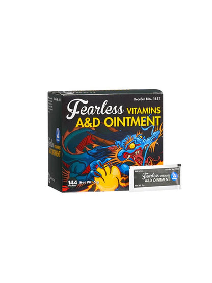 Dynarex Vitamins A&D Ointment - Box of 144 Foil Packs – professional permanent makeup & beauty product