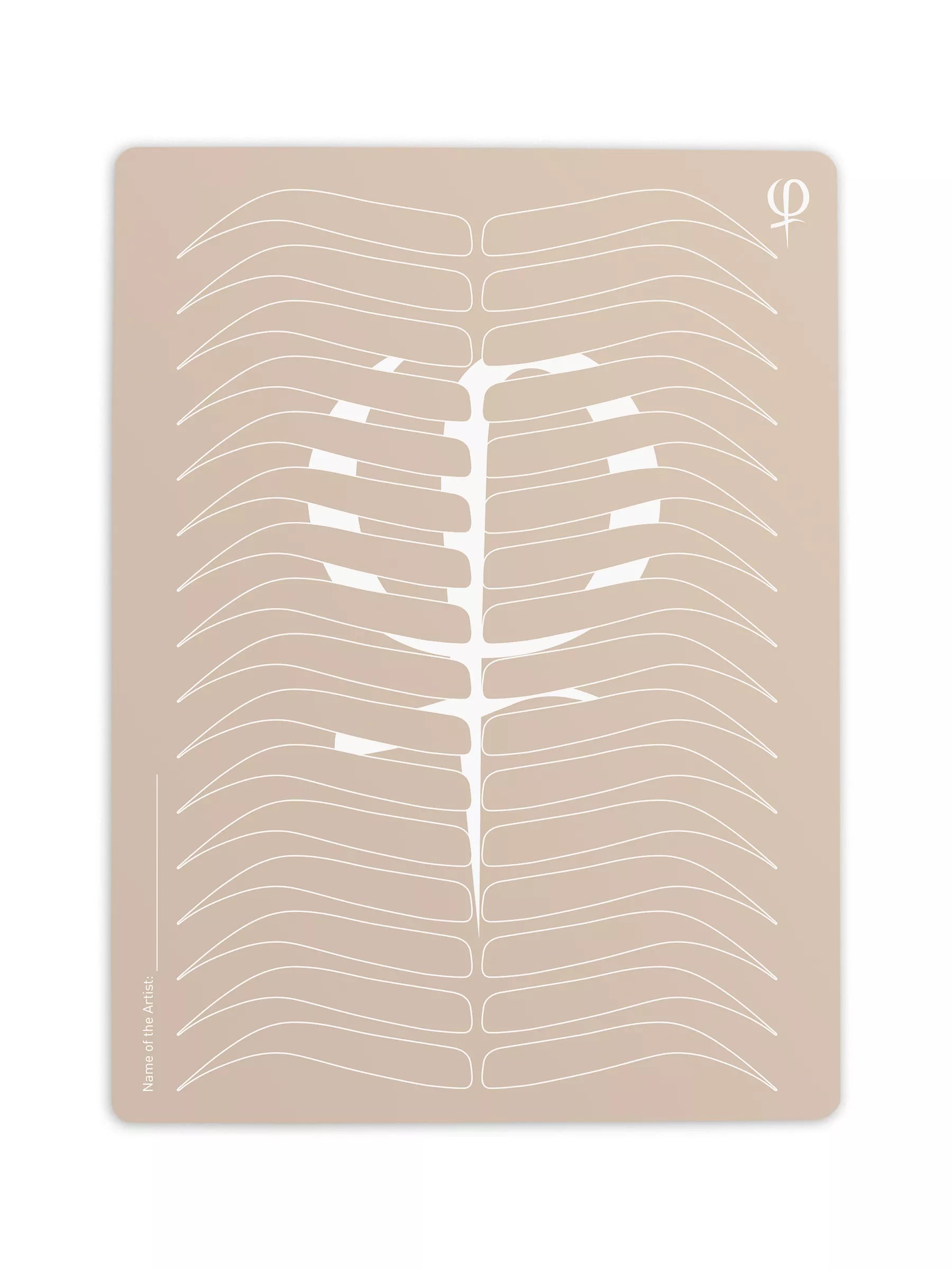 Practicing Latex Printed Shape and Outlines 3pcs – professional permanent makeup & beauty product