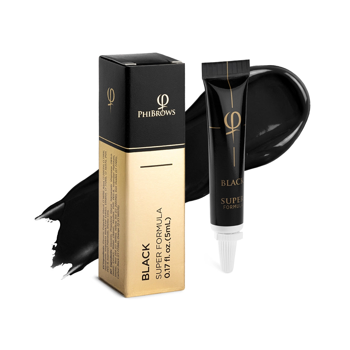 Phibrows Black SUPER - 1pc – professional permanent makeup & beauty product