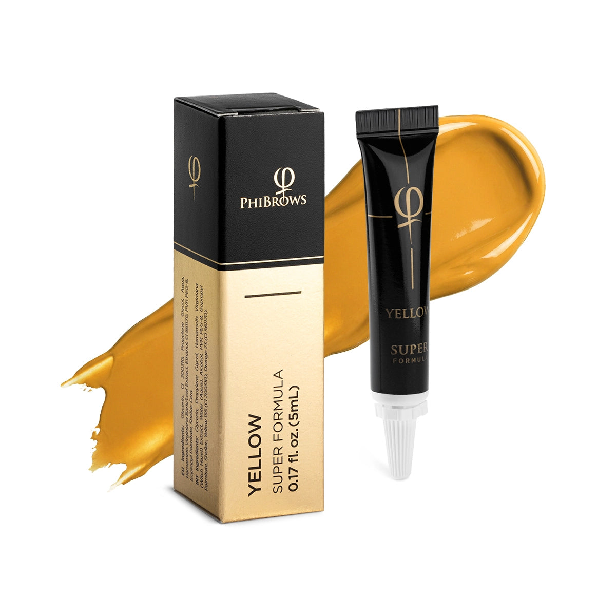 Phibrows Yellow SUPER - 1pc – professional permanent makeup & beauty product