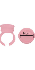 Pink Ring Pigment Cups 100pcs