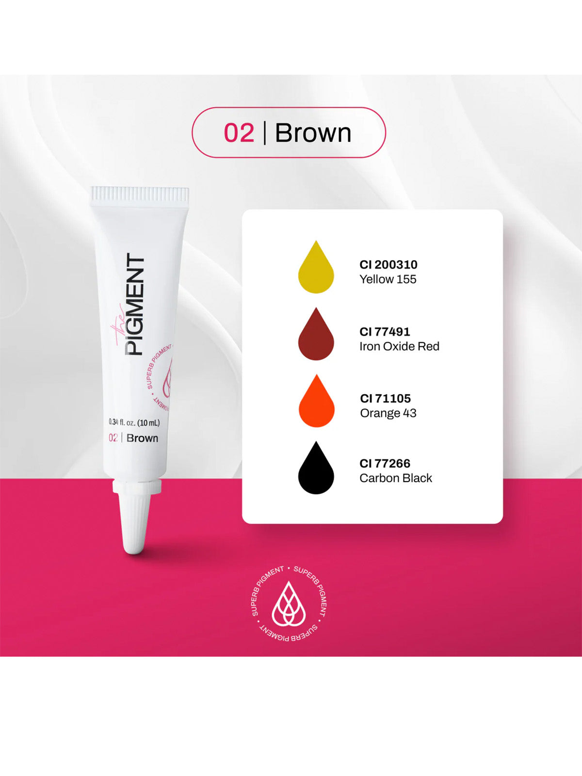 The Pigment - Microblading Brown 2 (10ml) – professional permanent makeup & beauty product