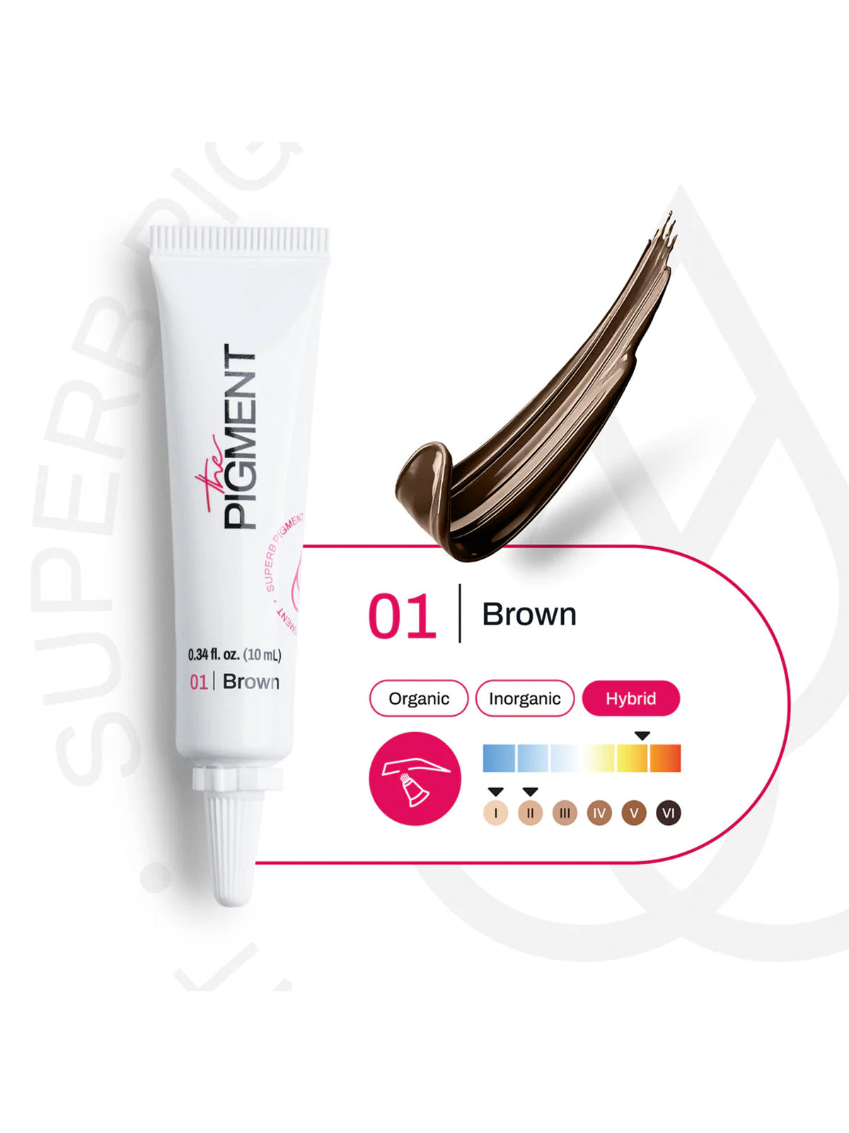 The Pigment - Microblading Brown 1 (10ml) – professional permanent makeup & beauty product