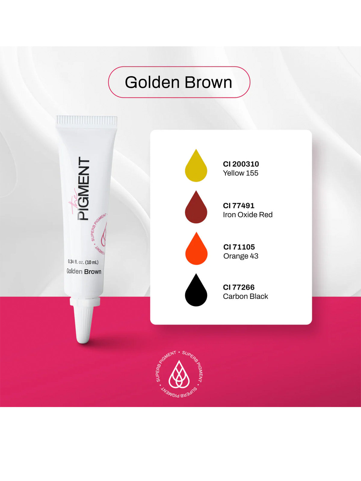 The Pigment - Microblading Goldenbrown (10ml) – professional permanent makeup & beauty product