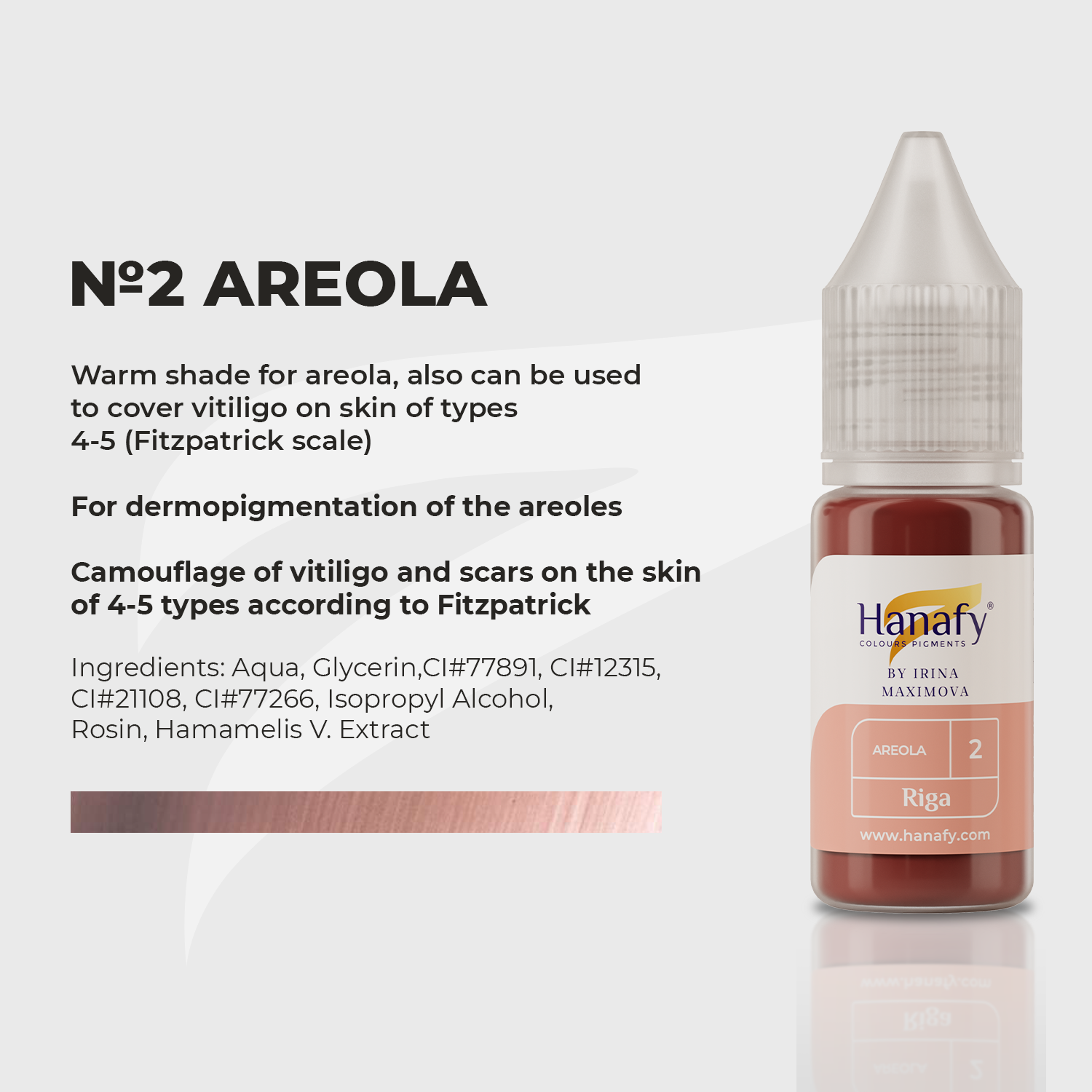 Hanafy Areola Pigment Set – professional permanent makeup & beauty product
