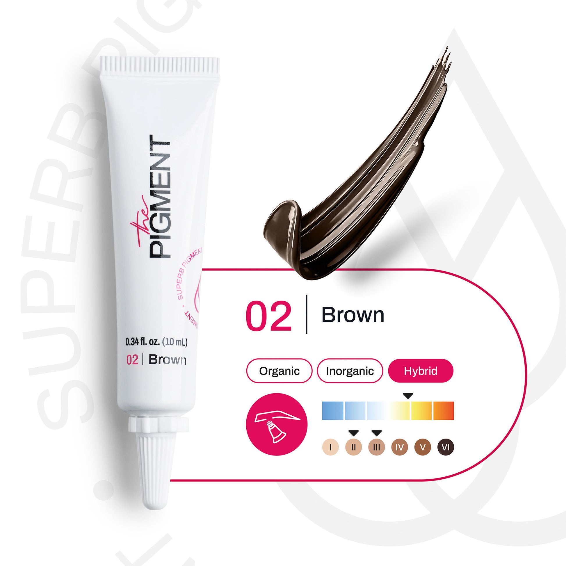 The Pigment - Microblading Brown 2 (10ml) – professional permanent makeup & beauty product