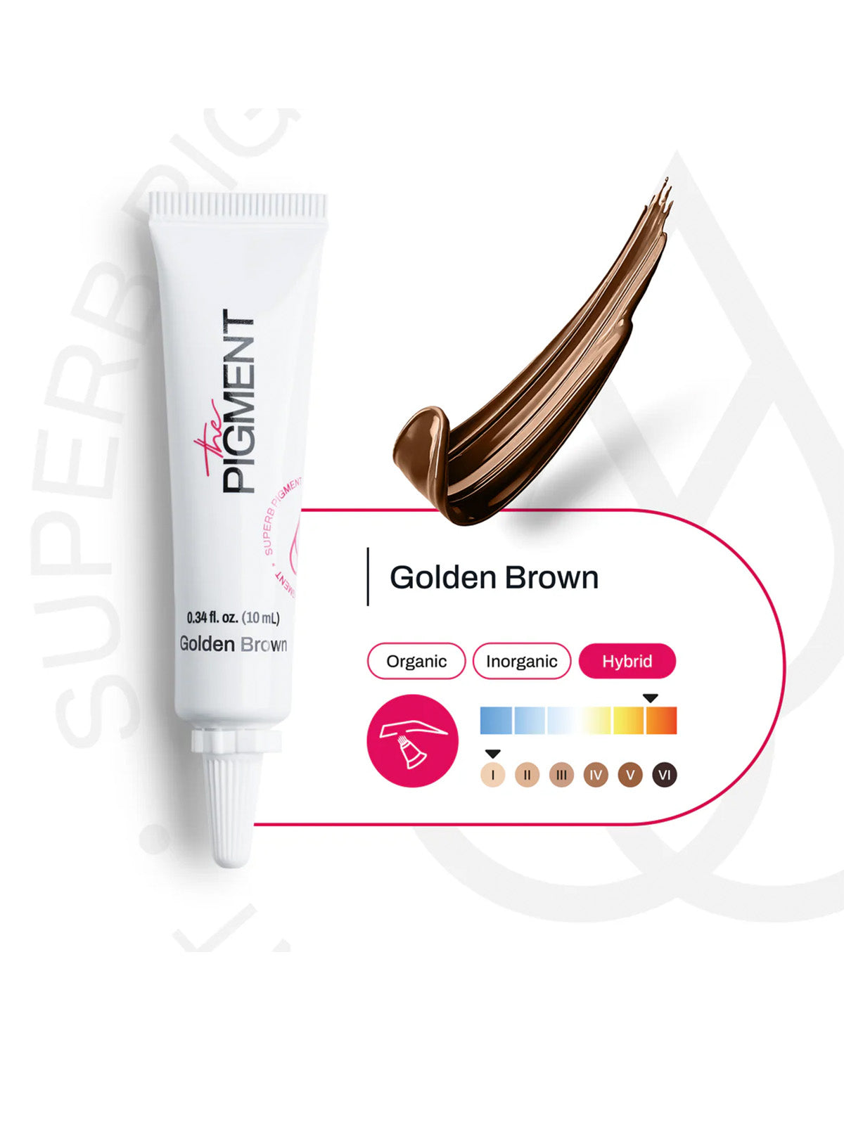 The Pigment - Microblading Goldenbrown (10ml) – professional permanent makeup & beauty product