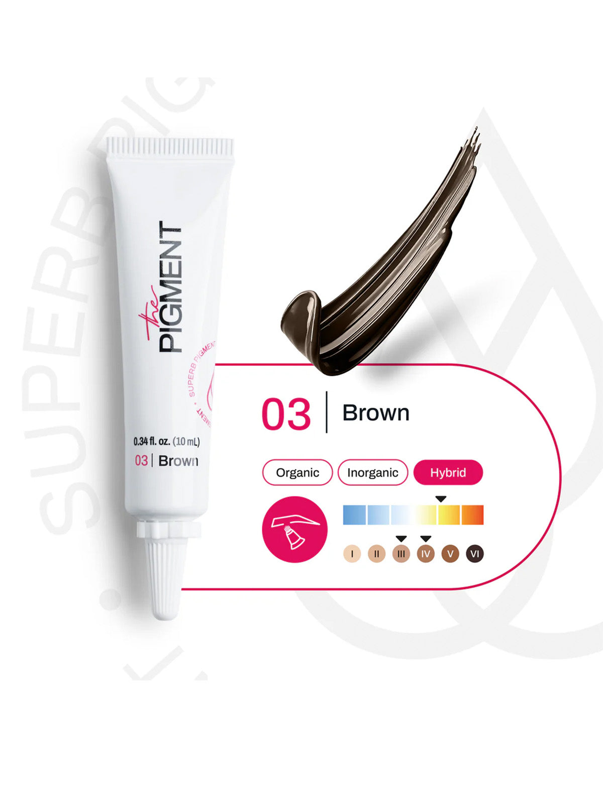 The Pigment - Microblading Brown 3 (10ml) – professional permanent makeup & beauty product