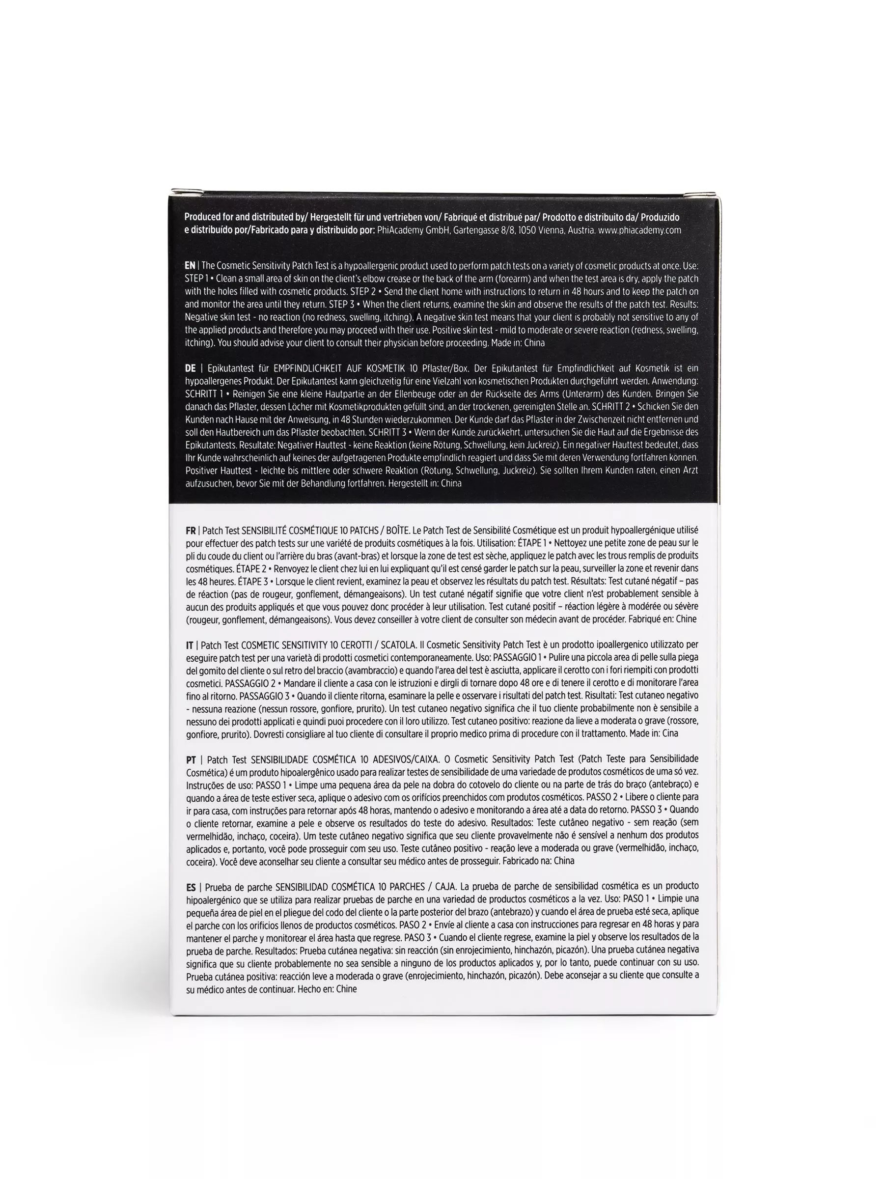 Phi Patch Test 10pcs – professional permanent makeup & beauty product