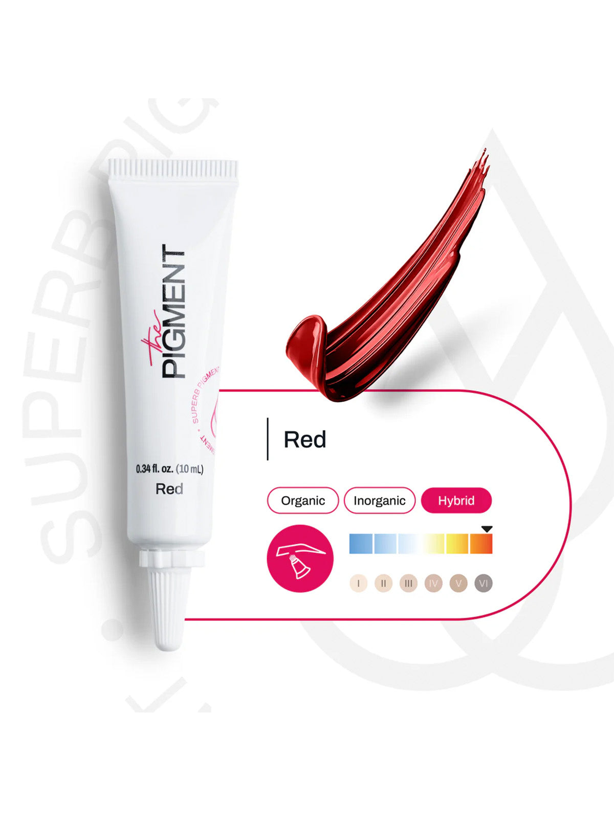 The Pigment - Microblading Red (10ml) – professional permanent makeup & beauty product