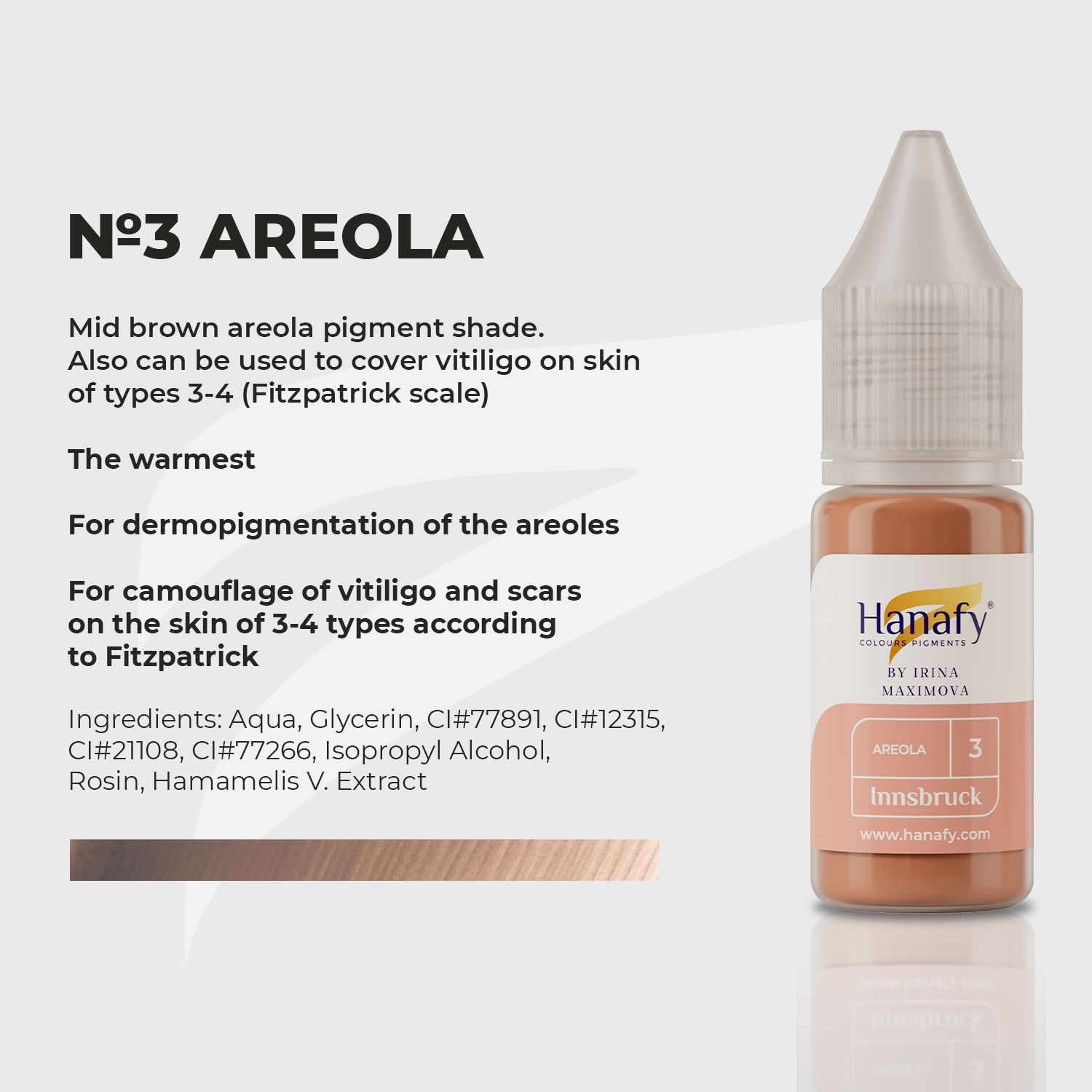 Hanafy Areola Pigment Set – professional permanent makeup & beauty product