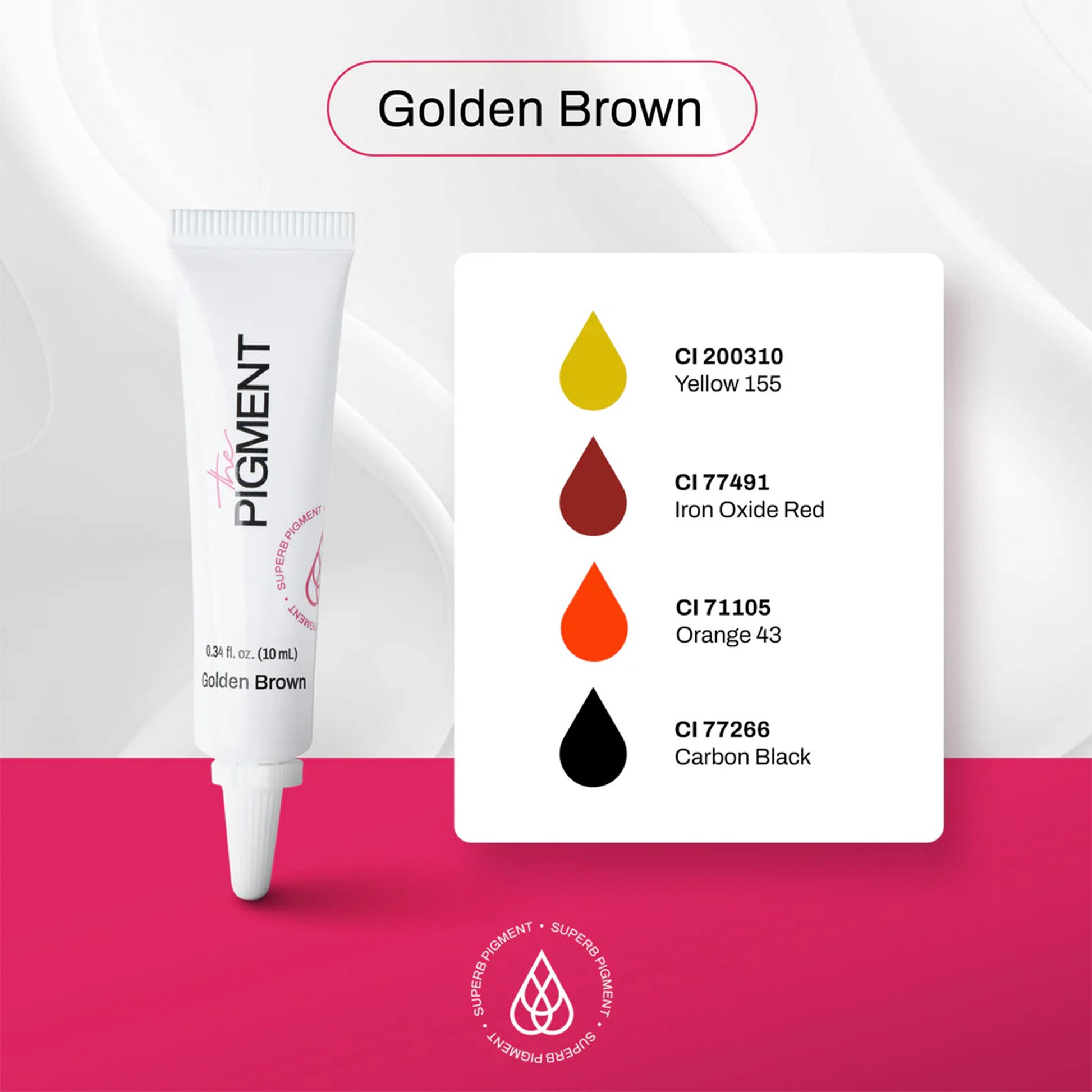 The Pigment - Microblading Goldenbrown (10ml) – professional permanent makeup & beauty product