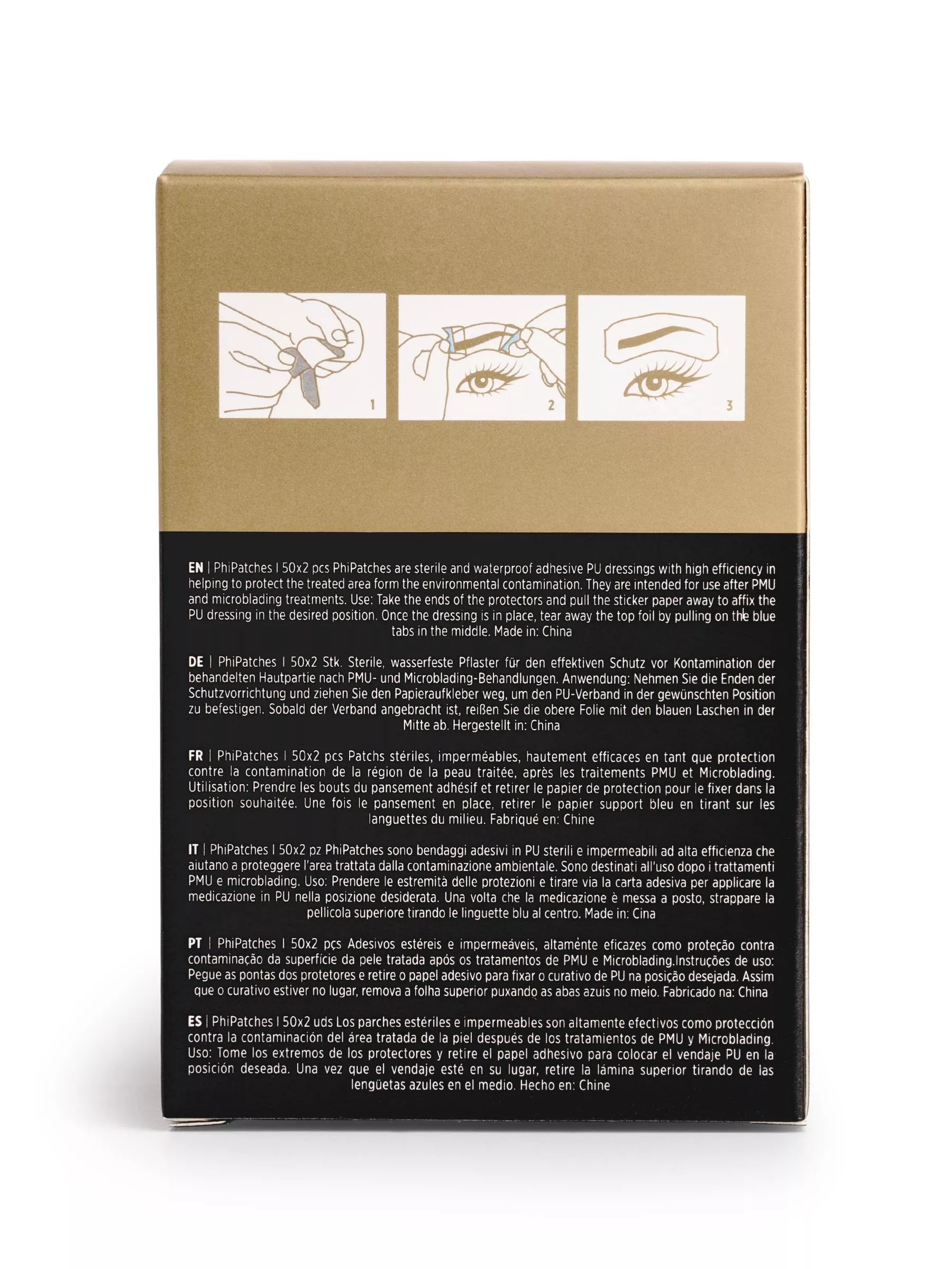 Phi Patches 50x2pcs – professional permanent makeup & beauty product