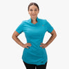 Brows Couple Beauty Women's Short Sleeve - Turquoise