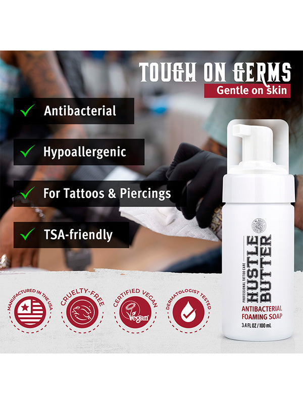 Hustle Bubbles Antibacterial Foaming Soap – professional permanent makeup & beauty product