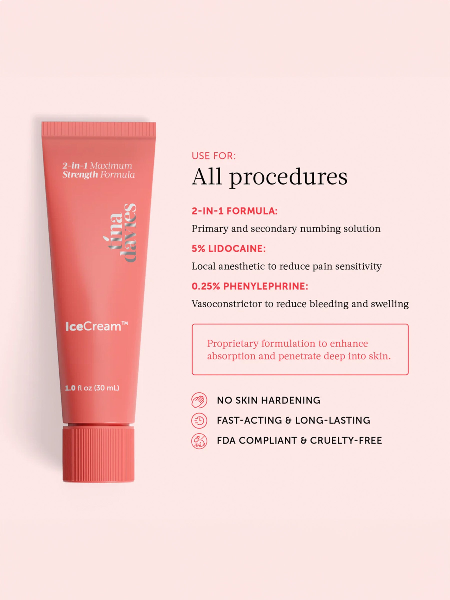 IceCream™ Topical Anesthetic – professional permanent makeup & beauty product