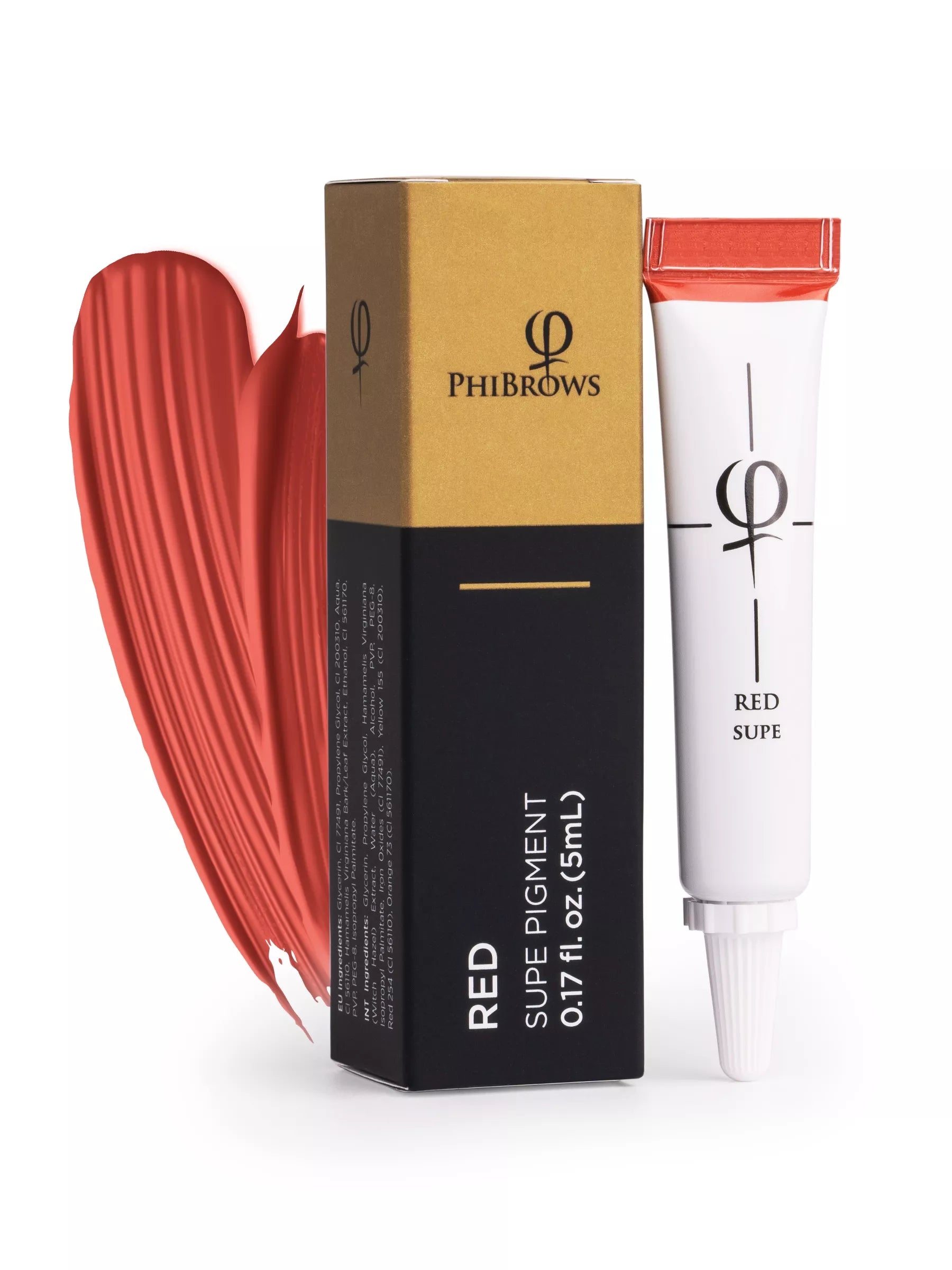 PhiBrows Red SUPE Pigment 5ml - 1pc – professional permanent makeup & beauty product