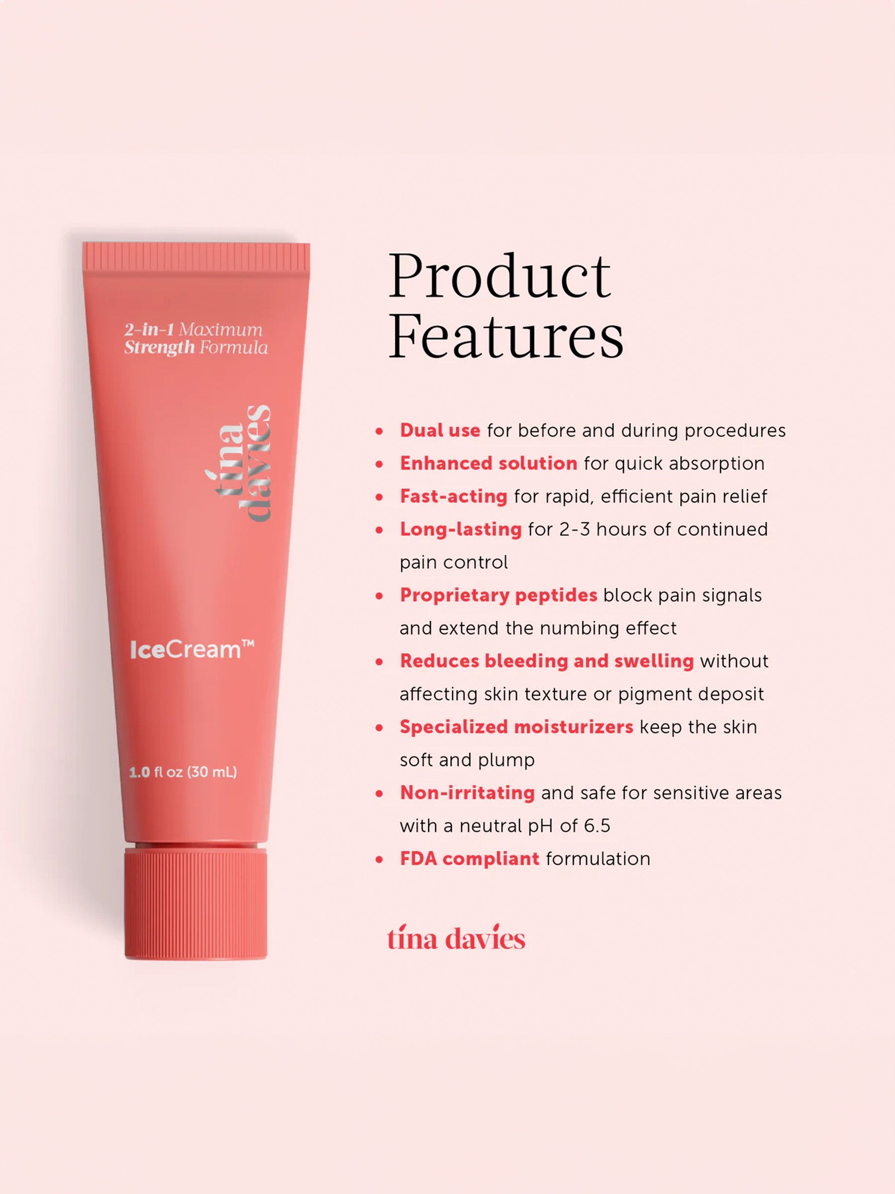 IceCream™ Topical Anesthetic – professional permanent makeup & beauty product