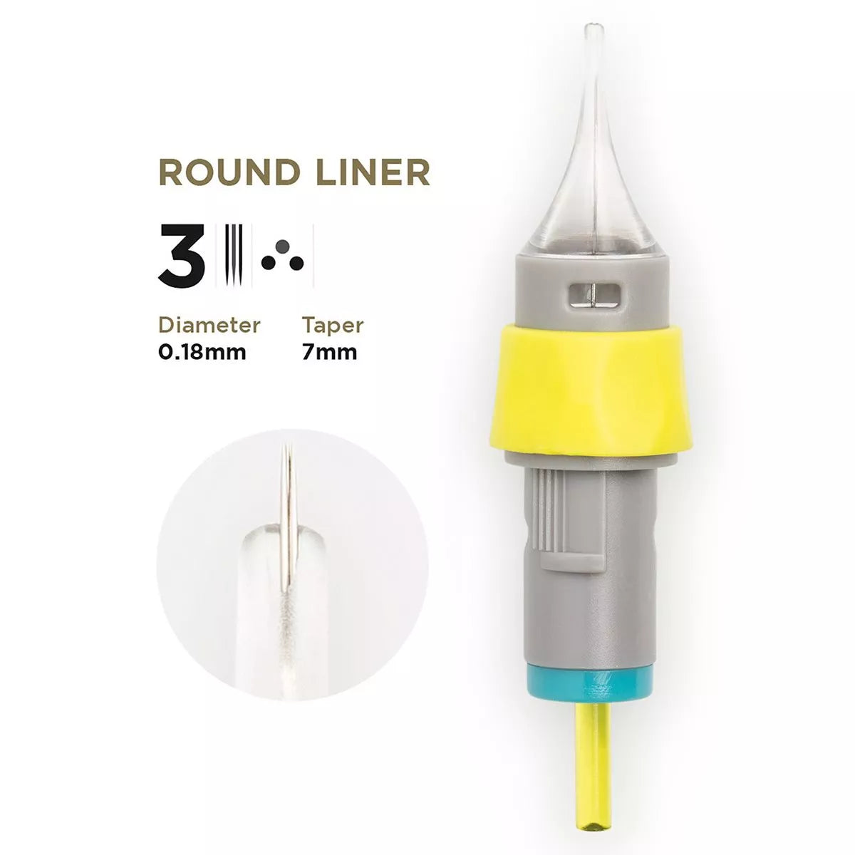 PMU Cartridges EN11 20 pcs (Universal Cartridge) – professional permanent makeup & beauty product