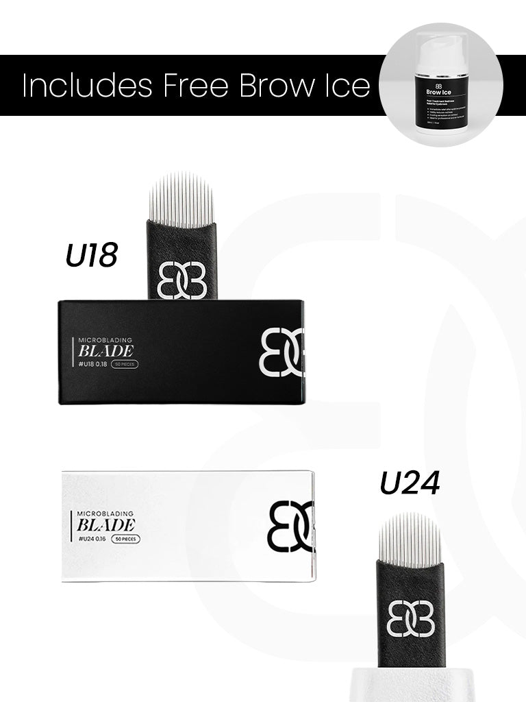 Brows Couple Microblading Blades Set