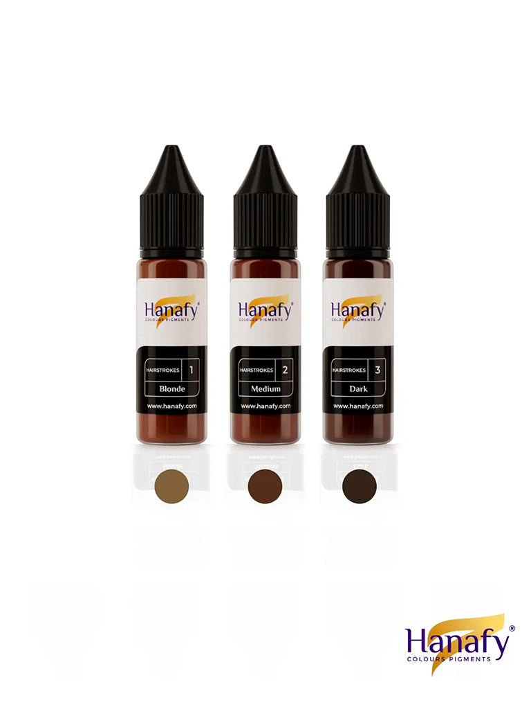 Hanafy - Hairstrokes Pigment Set – professional permanent makeup & beauty product