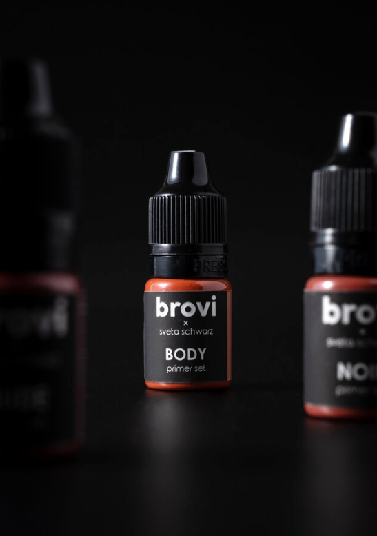 Brovi & SVETA SCHWARZ Primer Set – professional permanent makeup & beauty product