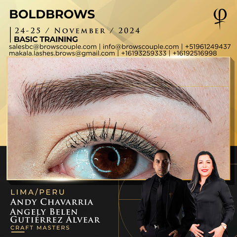 Entrenamiento Presencial BoldBrows Training Lima, Peru Noviembre 24 y 25, 2024