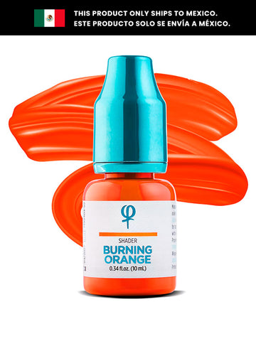Pigmento Burning Orange PMU Mix Shader 10ml (MEX)