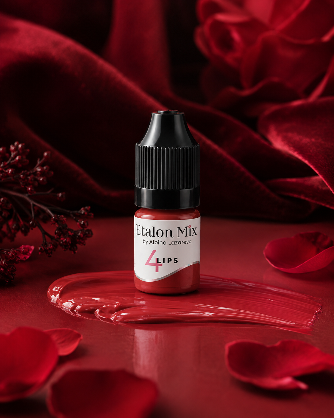 EtalonMix - № 4 Red Velvet 5ml – professional permanent makeup & beauty product