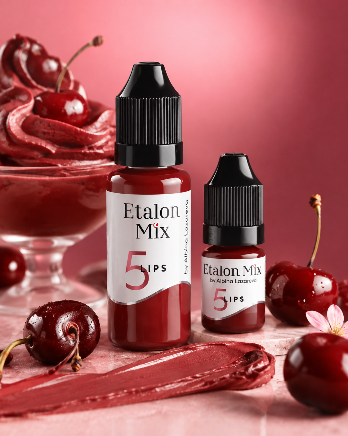 EtalonMix - №5 Cherry mousse – professional permanent makeup & beauty product