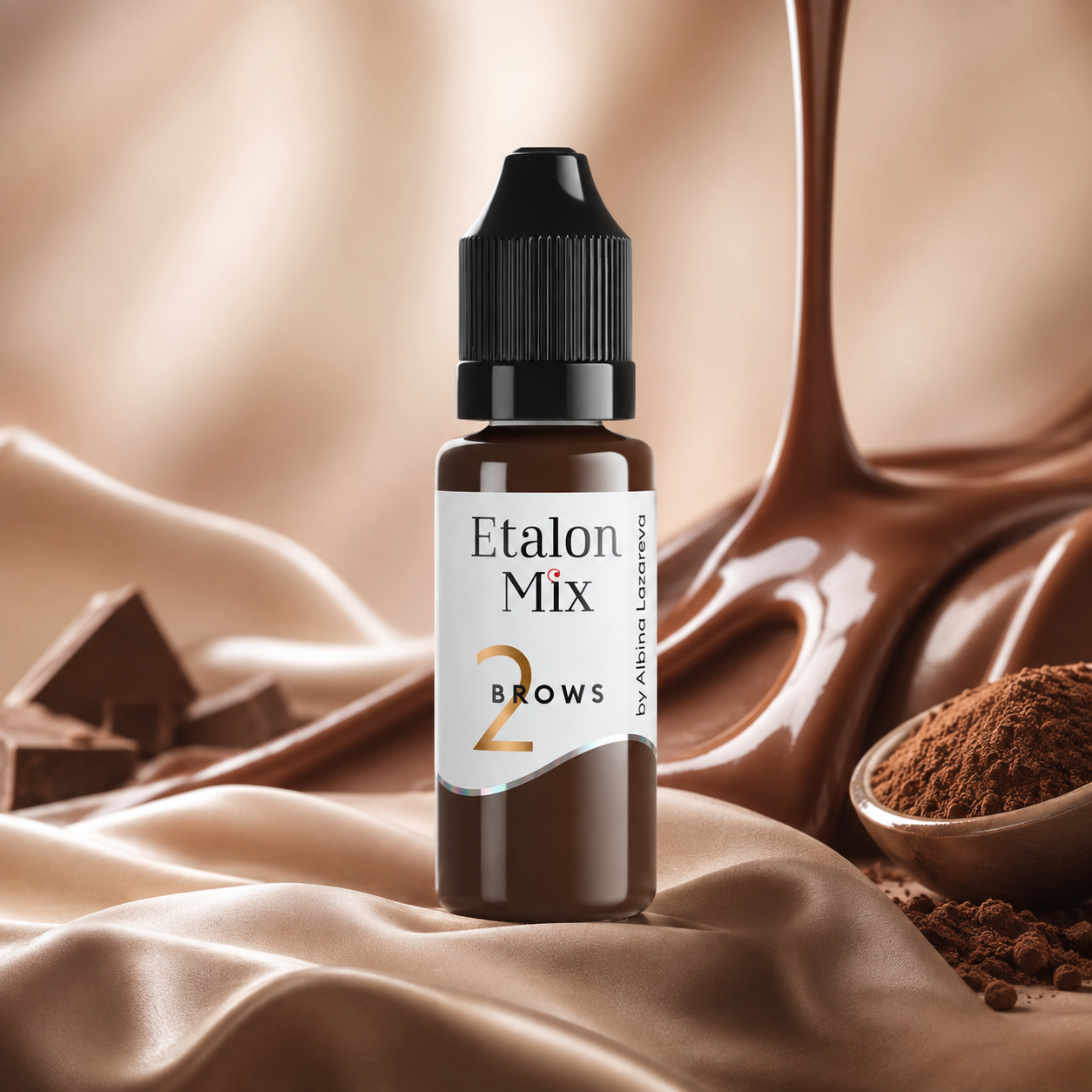 EtalonMix - №2 Milk chocolate 15ml – professional permanent makeup & beauty product