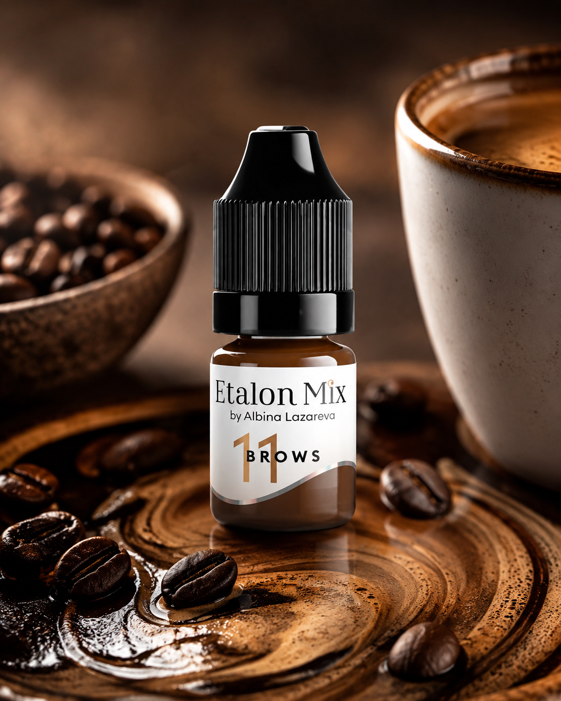 EtalonMix - №11 Espresso 5ml – professional permanent makeup & beauty product