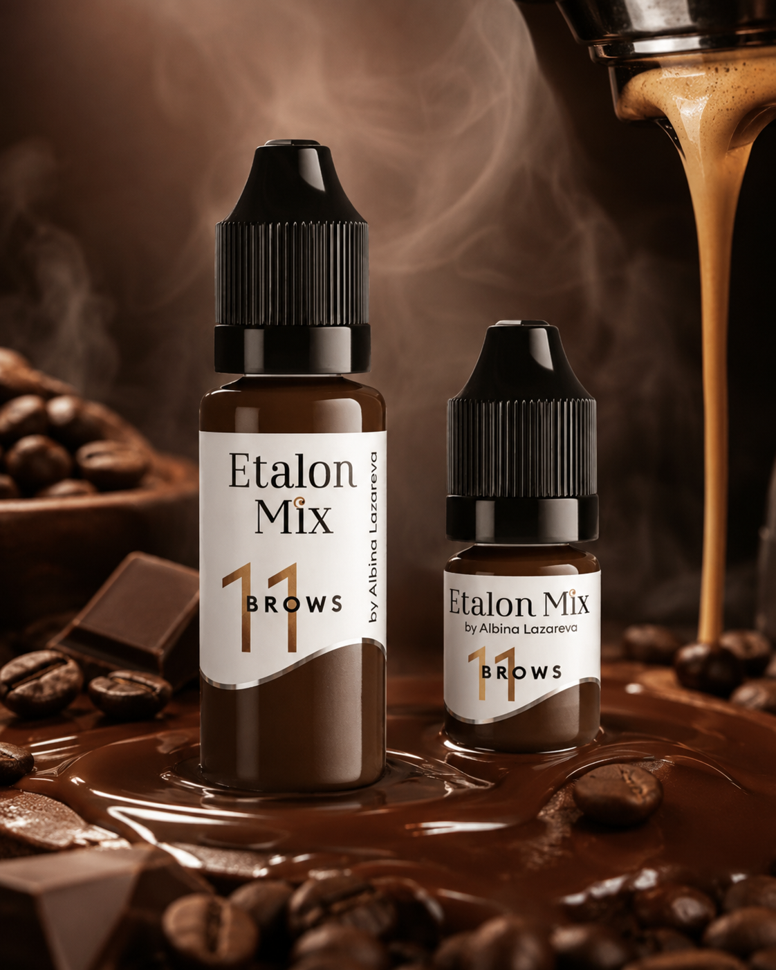 EtalonMix - №11 Espresso – professional permanent makeup & beauty product