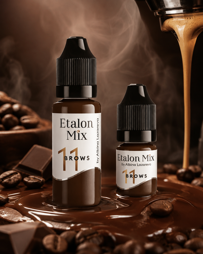 EtalonMix - №11 Espresso – professional permanent makeup & beauty product