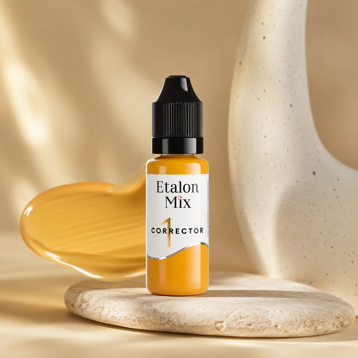 EtalonMix - №1 Geel | Yellow Corrector 15ml – professional permanent makeup & beauty product
