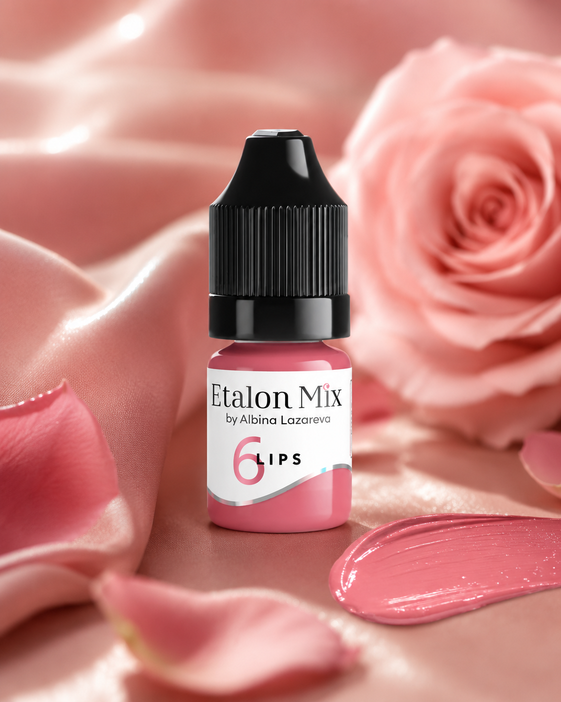 EtalonMix - №6 Dusty Rose 5ml – professional permanent makeup & beauty product
