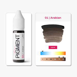 The Pigment - 01 Arabian - 15ml – professional permanent makeup & beauty product