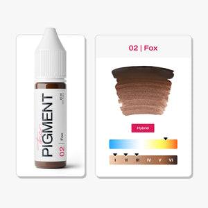 The Pigment - 02 Fox – 15ml – professional permanent makeup & beauty product