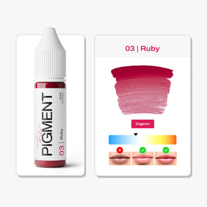 The Pigment - 03 Ruby - 15ml – professional permanent makeup & beauty product