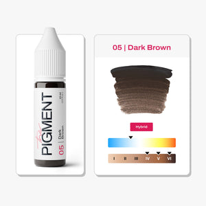 The Pigment - 05 Dark Brown - 15ml – professional permanent makeup & beauty product