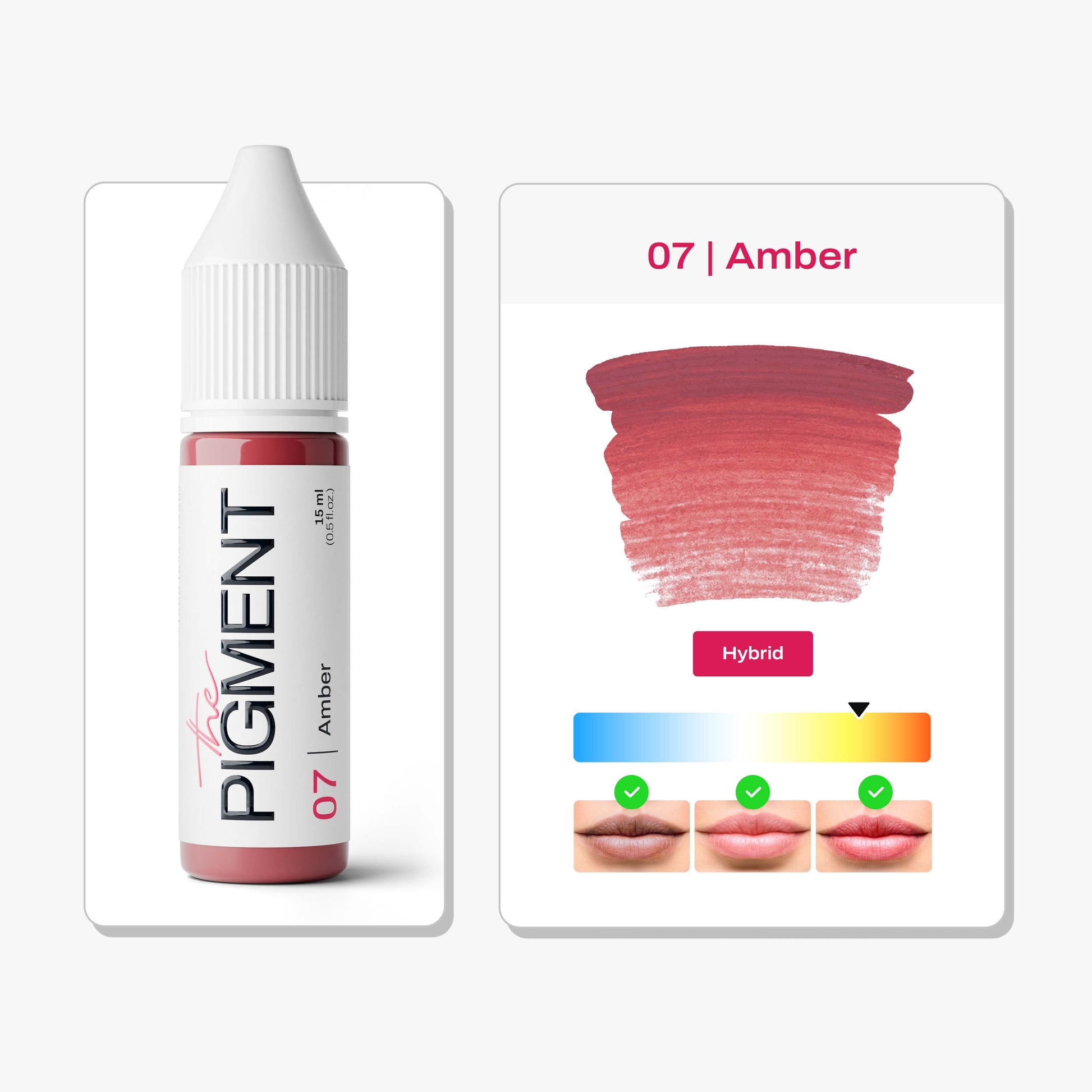 The Pigment - 07 Amber - 15ml – professional permanent makeup & beauty product