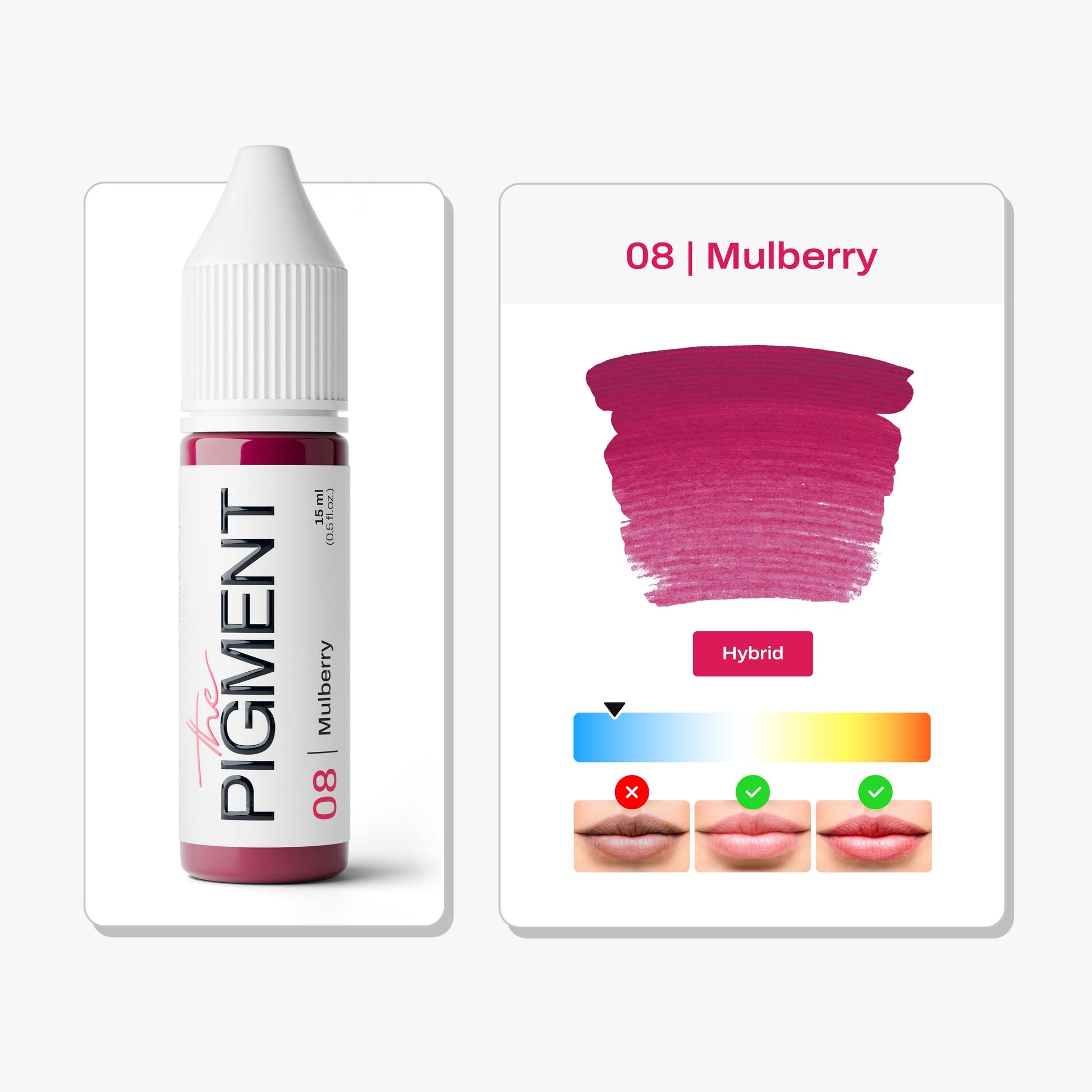 The Pigment - 08 Mulberry - 15ml – professional permanent makeup & beauty product