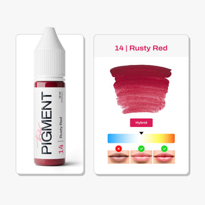 The Pigment - 14 Rusty Red - 15ml – professional permanent makeup & beauty product